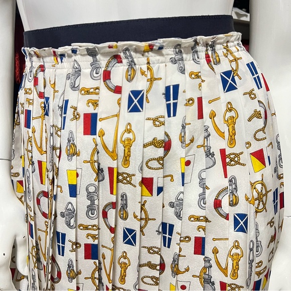 Dolce & Gabbana Multicolor Silk Pleat Skirt 36 | 0 - Picture 3 of 11